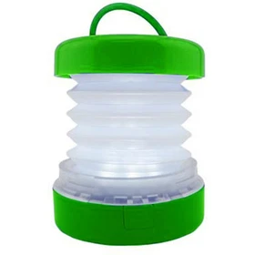 LED Portable Mini Camping Lantern Flashlight Battery Powered Light Green