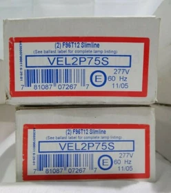 ADVANCE BALLASTS SLIMLINE/HO- VEL2P75S, REL2S110, SM2E51STP