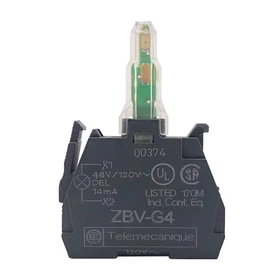 Schneider Electric / Telemecanique Harmony XB Light Block 120Vac Red ZBV-G4
