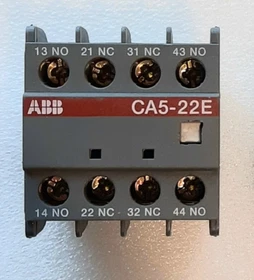 Auxiliary Contact Block ETI ABB BCXMFE01 BCXMFE10 CA5-01 CA5-10 CAL18-11 NEW