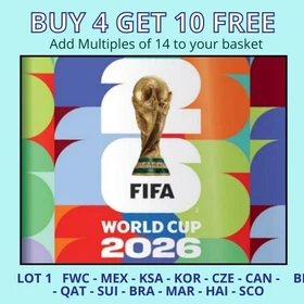 2026 World Cup Panini Sticker Collection FIFA - Group A, B, C - BRAZIL