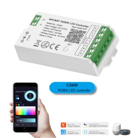 Tuya WiFi LED contorller BT/WiFi APP Voice control 12-24V CCT RGB RGBW LED strip