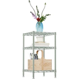 5 Tier Heavy Duty Carbon Steel Storage Shelf Adjustable Kitchen Rack Organizer