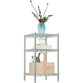 3 Tier Adjustable Heavy Duty Wire Shelf Storage Rack Kitchen Pantry Organizer US