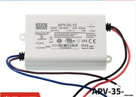 1pc New MEAN WELL  Lighting Power Supply APV-35-5 APV-35-12 APV-35-24 APV-35-36