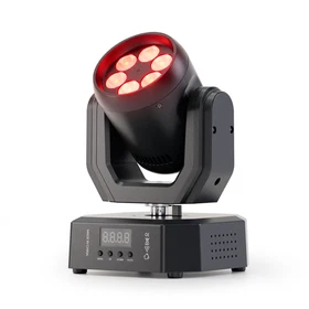 Mini 6x15W RGBW Moving Head 110W DMX RDM Linear Dimming Stage Party Lamp