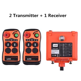 Crane Hoist Wireless Industrial Remote Controller 2 Button Single Speed Switch