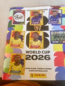 2026 Panini World Cup Sticker Rare Gold Crumple Foil South Africa