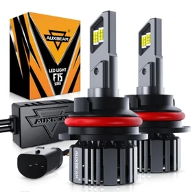 AUXBEAM 9007 HB5 LED Headlight High Low Beam Bulb Kit 6500K CANBUS 120W 110W 90W