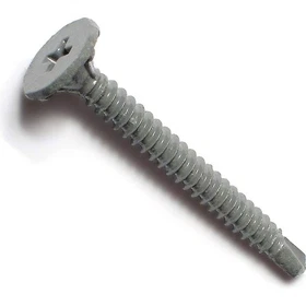 #8 Steel Wafer Head Screws 1-1/4 inch Self-Drill Point Grey Ceramic Coating New #8 Steel Wafer Head Screws 1-1/4 inch Self-Drill Point Grey Ceramic Coating New
