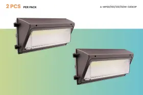 150W-345KDP AAB TEC Pack Power Cct Wall Light Photocell