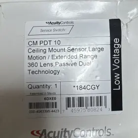 184CGV ACUITY Pdt Ceiling Mount Sensor Motion Lens