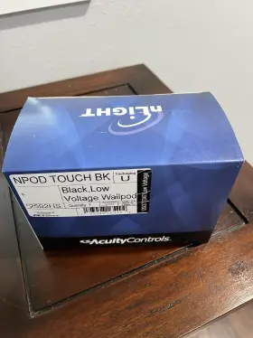 2592HS ACUITY CONTROLS Nlight Npod Touch Bk Voltage Screen