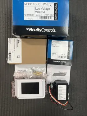 265R4E ACUITY CONTROLS Npod Touch Wallpod Nlight Lcd