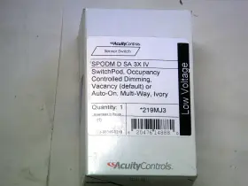 SPODM-D-SA-3X-IV ACUITY CONTROLS Sensor Switch Switchpodocc