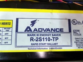 B2S110TP ADVANCE Ballast Rapid Start Energy Saver #2
