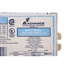 ICF-2S13-H1-LD ADVANCE BALLAST Fluorescent Cfl Lamp #2