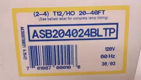 ASB204024BLTP ADVANCE BALLASTS Sign Ballast Volt