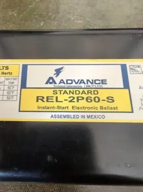 REL-2P60-S ADVANCE TRANSFORMER CO Ballast