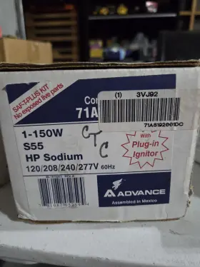 S53-0017G-19 ADVANCE TRANSFORMER CO Core Coil Ballast Kit
