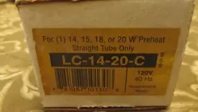 LC-14-20-C ADVANCED ENERGY Advance Ballasts #3