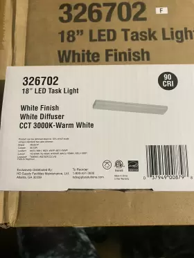 180518 AFX Lighting Led Undercabinet Fixture Volt Wire