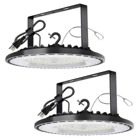 200W-2PC AIALUN Pack Ufo Led High Bay Lights Highbay