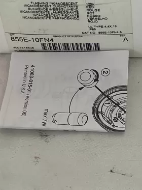 855E-10FN4 ALLEN BRADLEY Flashing Incandescent Light Box #3