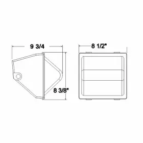 LWMG305WMBR ALTATAC Led Wallpack Lights Wall Pack Lighting #2