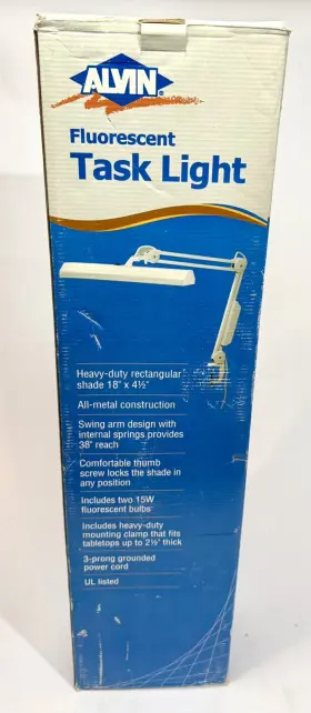 FL655-D ALVIN Fluorescent Task Light Clamp Base