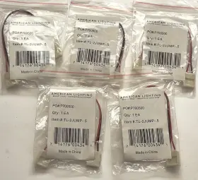 714176004341 AMERICAN LIGHTING Led Tape Light Connector Wire