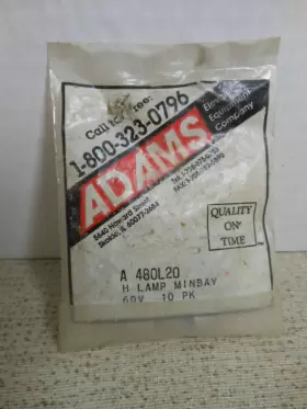 A480L-20 AMP Adams Elevator Lamp Minibayonet