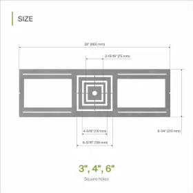 A-MPLS-346-FS ASD Construction Mounting Plate Symmetric Pack #2