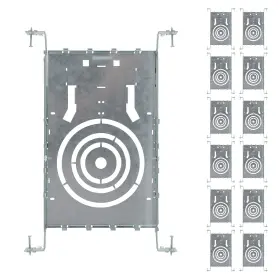ASD-MPLR-346-SC ASD Construction Mounting Plate Round Pack