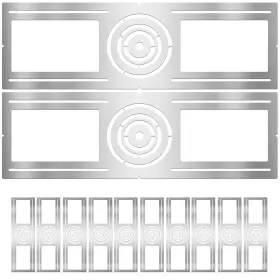743997601958 BESINO Construction Mounting Plate Led Recessed