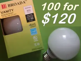 BGM-14 BROADA Cfl Vanity Globe Light Bulbs
