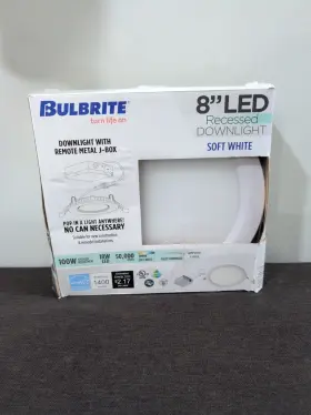 773271 BULBRITE Led Round Recessed Recess Downlight Jbox Bulb