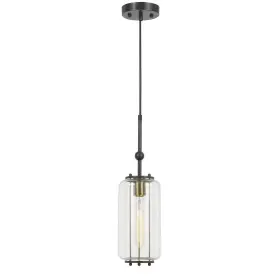 CAL-FX-2768-1 CAL LIGHTING Natchez Tone Glass Mini Pendant