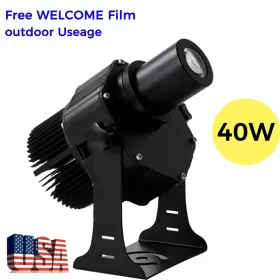 0308002847600 CALCA Led Gobo Projector Light Rotating Glass