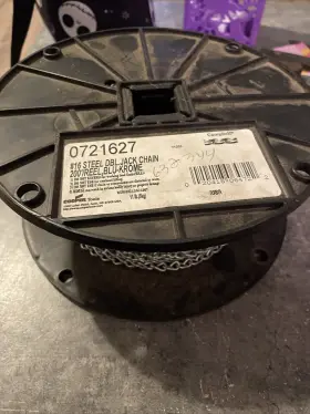 1ATW3 CAMPBELL Steel Jack Chain Reel Krome #2