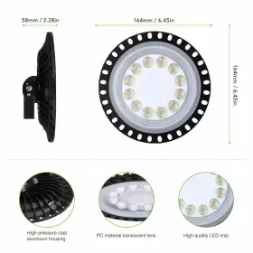 FGS50W110V CERBIUT Ufo Led High Bay Light Gym Shed Lighting #3