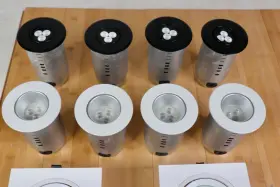 CBNA018 COLORBEAM Led Down Lights They Came Showroom Remodel #3