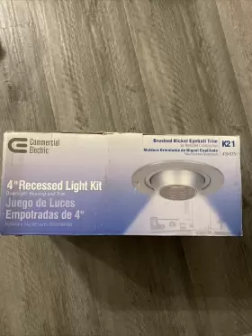 046335929531 COMMERCIAL ELECTRIC Recessed Recess Ceiling Kit #2