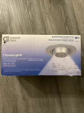 046335929531 COMMERCIAL ELECTRIC Recessed Recess Ceiling Kit