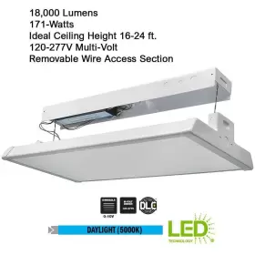 50232191-4PK COMMERCIAL ELECTRIC Led Dimmable Bay Light #2
