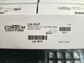 LA-10-P CONTECH LIGHTING Single Circuit End Finish #3