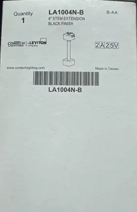 LA1004N-B CONTECH LIGHTING Track Stem Extension