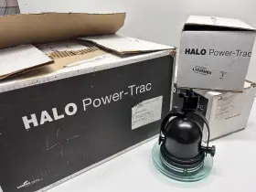 L1525 COOPER Halo Power Trac Track Lighting Glass Lamps