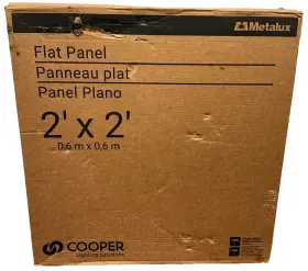 06MX06M COOPER LIGHTING Metalux Flat Panel Led Light Ceiling