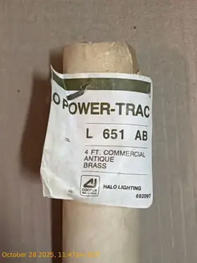 L651AB COOPER LIGHTING Lightning Halo Power Trac Antique